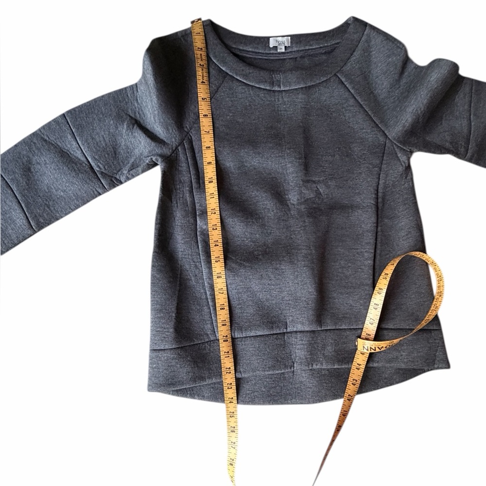 Hoss Intropia Thick Gray Sweatshirt, 34 = US size 2 / XS - Picture 9 of 9